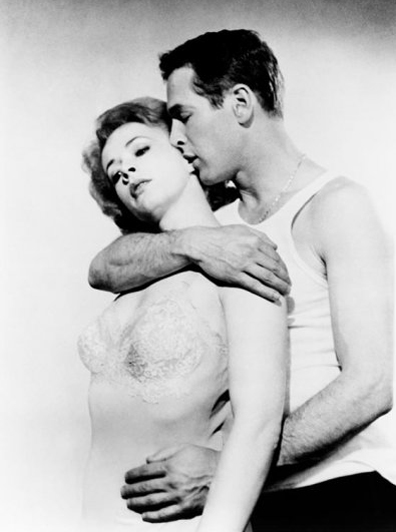 Piper Laurie and Paul Newman in 'The Hustler'